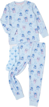Stitch-Cosy-Knit-Pyjama-with-Socks on sale