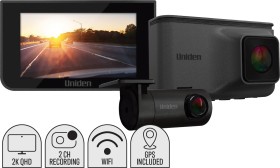 Uniden-2K-Smart-Dash-Cam-with-Full-HD-Rear-View-Cam on sale