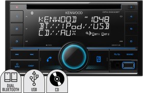 Kenwood+Double+Din+200W+CD+Dual+Bluetooth+Receiver