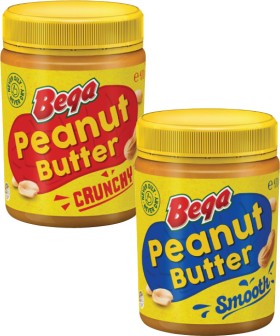 Bega-Smooth-or-Crunchy-Peanut-Butter-470g on sale