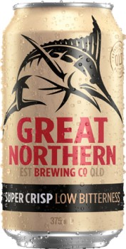Great-Northern-Super-Crisp-Block-Cans-375mL-30-Pack on sale