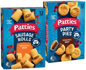 Patties+Sausage+Rolls+or+Party+Pies+12+Pack