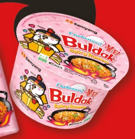 NEW+Samyang+Buldak+Carbonara+Spicy+Ramen+Big+Bowl+105g