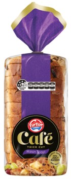 Tip-Top-Caf-Thick-Cut-Raisin-Toast-600g on sale