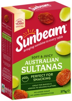 Sunbeam-Australian-Sultanas-375g on sale