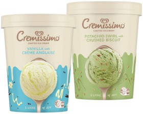 Streets+Cremissimo+Ice+Cream+1+Litre+Selected+Varieties