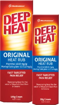 Deep+Heat+Original+Heat+Rub+100g+or+50g+Cream