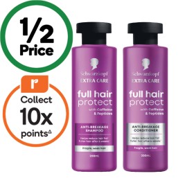 Schwarzkopf+Extra+Care+Full+Hair+Protect+Anti-+Breakage+Shampoo+or+Conditioner+200ml