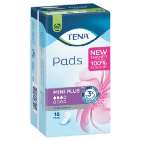 TENA+Incontinence+Mini+Long+Length+Pads+Pk+16