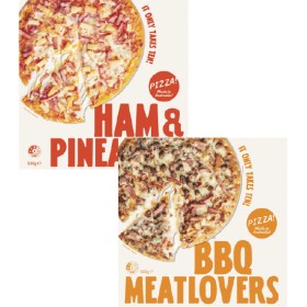 Pizza%21+Ham+%26amp%3B+Pineapple+or+BBQ+Meatlovers+500g+%26ndash%3B+From+the+Freezer