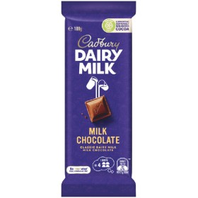 Cadbury-Dairy-Milk-Chocolate-Block-100g on sale
