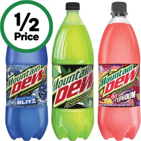Mountain+Dew+Soft+Drink+Varieties+1.25+Litre