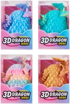 3D+Dragon+Mega+3D+Printed+Model+-+Assorted