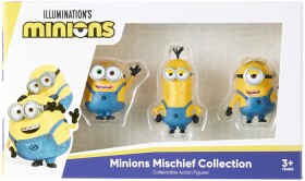 3+Pack+Illumination%26%23039%3Bs+Minions+Mischief+Collection+Collectable+Action+Figures