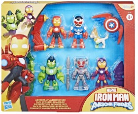 Disney-Junior-Marvel-Iron-Man-and-His-Awesome-Friends-Armored-Up-Avengers-Pack on sale