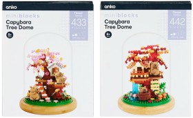 Mini+Blocks+Flower+Series%3A+Capybara+Tree+Dome+-+Assorted