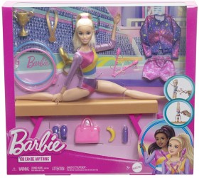 Barbie+Gymnastics+Playset