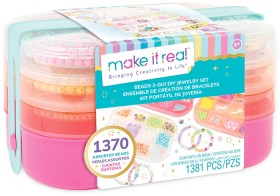 1381+Piece+Make+It+Real+Beads+2-Go%21+DIY+Jewelry+Set