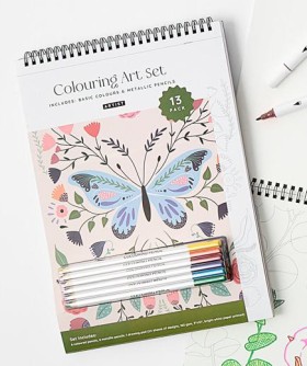 Colouring+Pad+Set+Butterfly