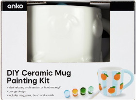 DIY-Ceramic-Mug-Painting-Kit-Orange on sale