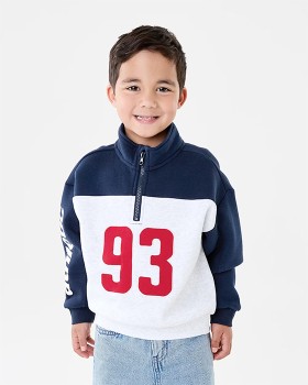 Oversized-Quarter-Zip-Sweatshirt on sale