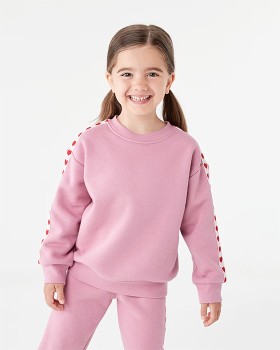 Tape-Detail-Crew-Neck-Sweatshirt on sale