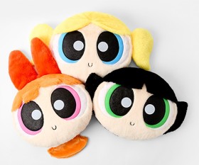 Powerpuff+Girls+Plush+Heads+Assorted