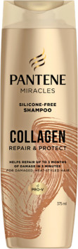 Pantene-Miracles-Collagen-Repair-Protect-Silicone-Free-Shampoo-375mL on sale