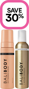 Save-30-on-Bali-Body-Tanning-Range on sale