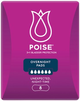 Poise+Pads+Overnight+8+Pack