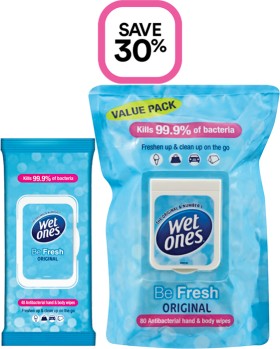 Save-30-on-Selected-Wet-Ones-Products on sale