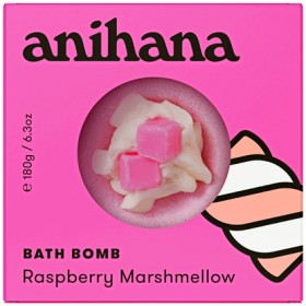 Anihana-Raspberry-Marshmallow-Bath-Bomb-180g on sale