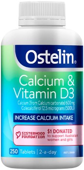 Ostelin-Calcium-Vitamin-D3-250-Tablets on sale