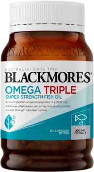 Blackmores-Omega-Triple-Super-Strength-Fish-Oil-150-Capsules on sale