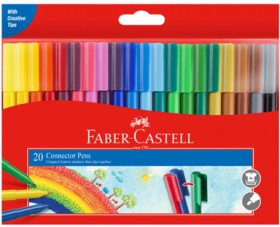 Faber-Castell-Connector-Pens-20-Pack on sale