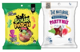 The-Natural-Confectionery-Co-130230g-Sour-Patch-Kids-Bag-190g-or-Pascall-Lollies-150300g-Selected-Varieties on sale