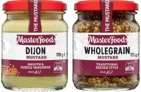 MasterFoods+Mustard+170%E2%80%91175g+or+Horseradish+Cream+175g+Selected+Varieties