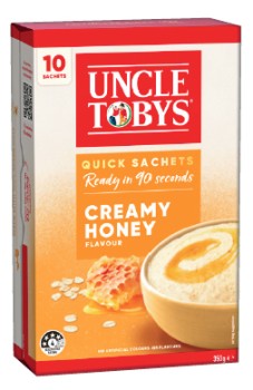 Uncle+Tobys+Oats+Quick+Sachets+8%E2%80%9110+Pack+Selected+Varieties