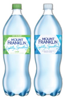 Mount+Franklin+Lightly+Sparkling+Water+1.25+Litre+Selected+Varieties