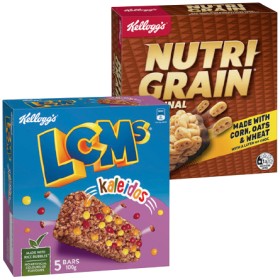 Kellogg%26rsquo%3Bs+LCMs+Bars+or+Nutri%E2%80%91Grain+5+Pack+Selected+Varieties