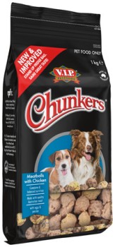 V.I.P.+Chunkers+Fresh+Dog+Food+1kg+Selected+Varieties+%28Refrigerated+Pet+Food%29
