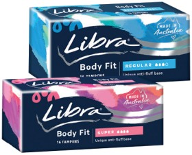 Libra+Tampons+16+Pack%2A+Selected+Varieties