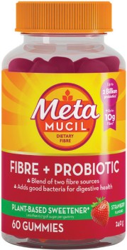 Metamucil-Fibre-Probiotics-60-Gummies on sale