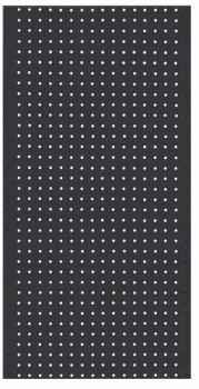 Pinnacle+Hardware+900mm+x+450mm+Metal+Pegboard+in+Matt+Black