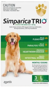 Simparica-TRIO-For-Large-Dogs-201-40kg-Green-3-Pack on sale