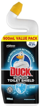 Duck-900ml-Extra-Power-Toilet-Shield-Ocean-Burst on sale