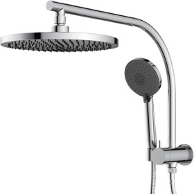 Flexispray+%26lsquo%3BHavana%26rsquo%3B+WELS+3-star+9L%2Fmin+Short+Twin+Shower+System+in+Chrome