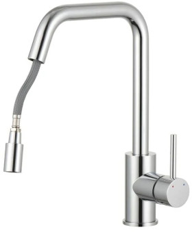 Estilo+Wels+5-star+6L%2Fmin+35mm+Side+Lever+Pull+Down+Sink+Mixer+in+Chrome