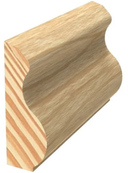 Porta+2.4m+x+31mm+x+15mm+Panel+Mould+in+Clear+Pine