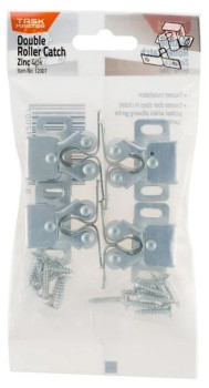 Taskmaster-Zinc-Double-Roller-Catch-Pack-of-4 on sale